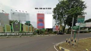 Harga sewa billboard Subang Jl. Otto Iskandardinata