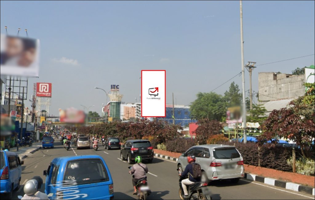 Depok - Jl. Margonda Raya samping mobil 88, 5x10V Sisi Kanan 1