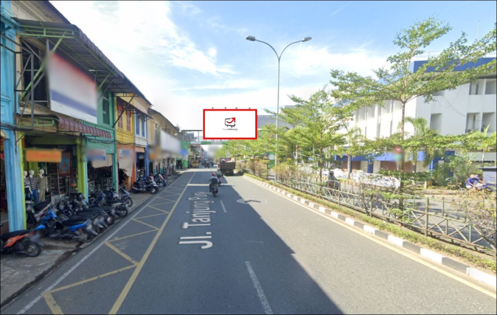 Pontianak - Jl. Tj. Pura (JPO, Depan KCP Bank Mandiri Tj. Pura - Pasar Parit Besar) Side B, 6x12 H'